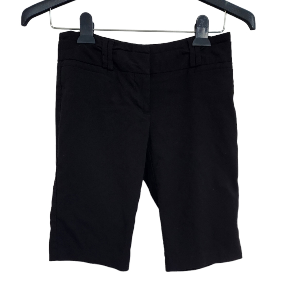 XOXO Dressy Bermuda Shorts Black Women's Size 0
